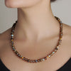 Labradorite Necklace on model