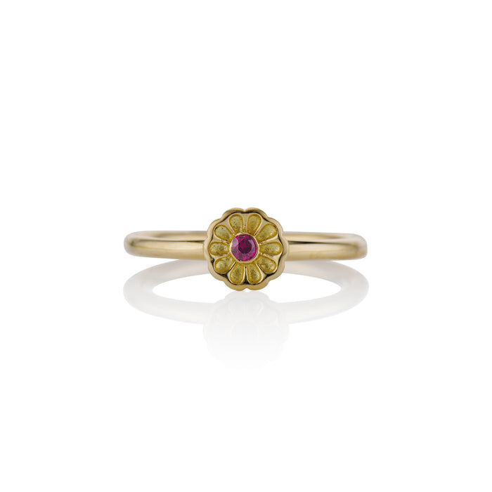 Daisy Rings - 18k Gold front image