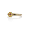 Daisy Rings - 18k Gold side angle image