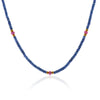 Pink and Blue Sapphire Necklace half image