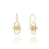 Otto Earrings White and Salt and Pepper Diamonds