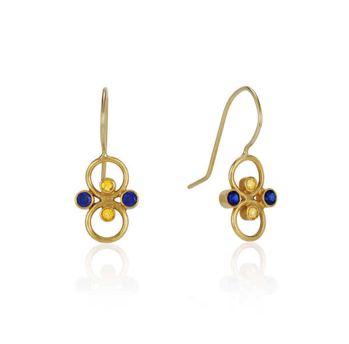 Otto Earrings - Four-Stone